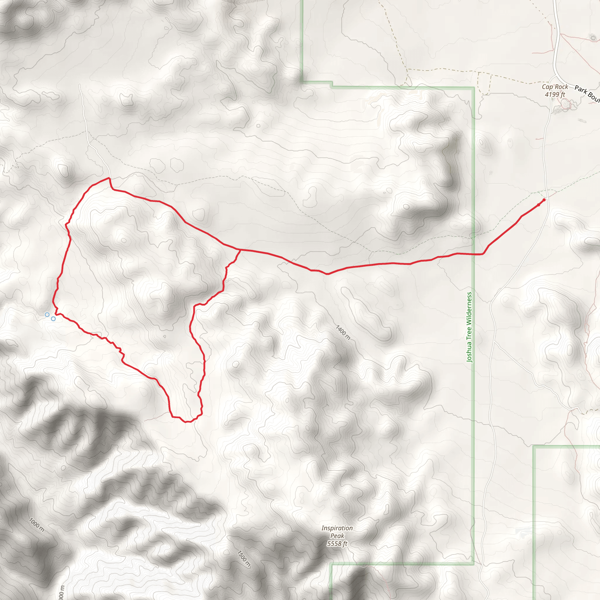 Stubbe Springs Loop Trail mobile static map