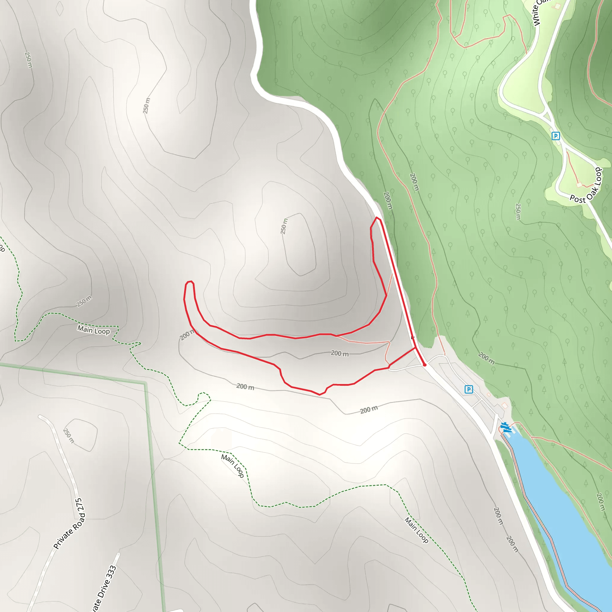 Longbow Archery Trail Loop mobile static map