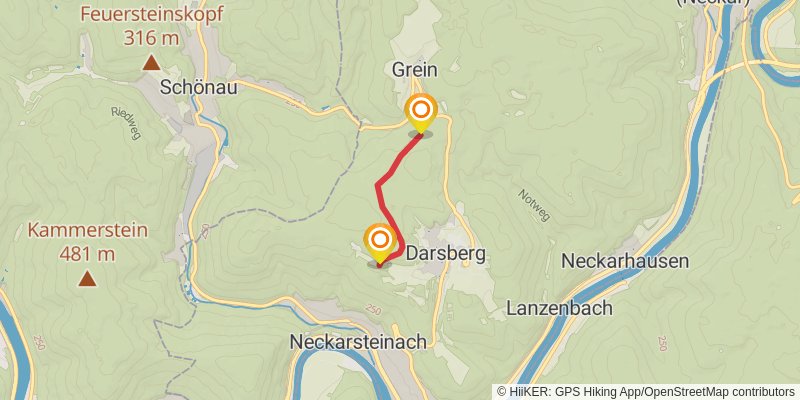 Neckarsteig alt 2 Map