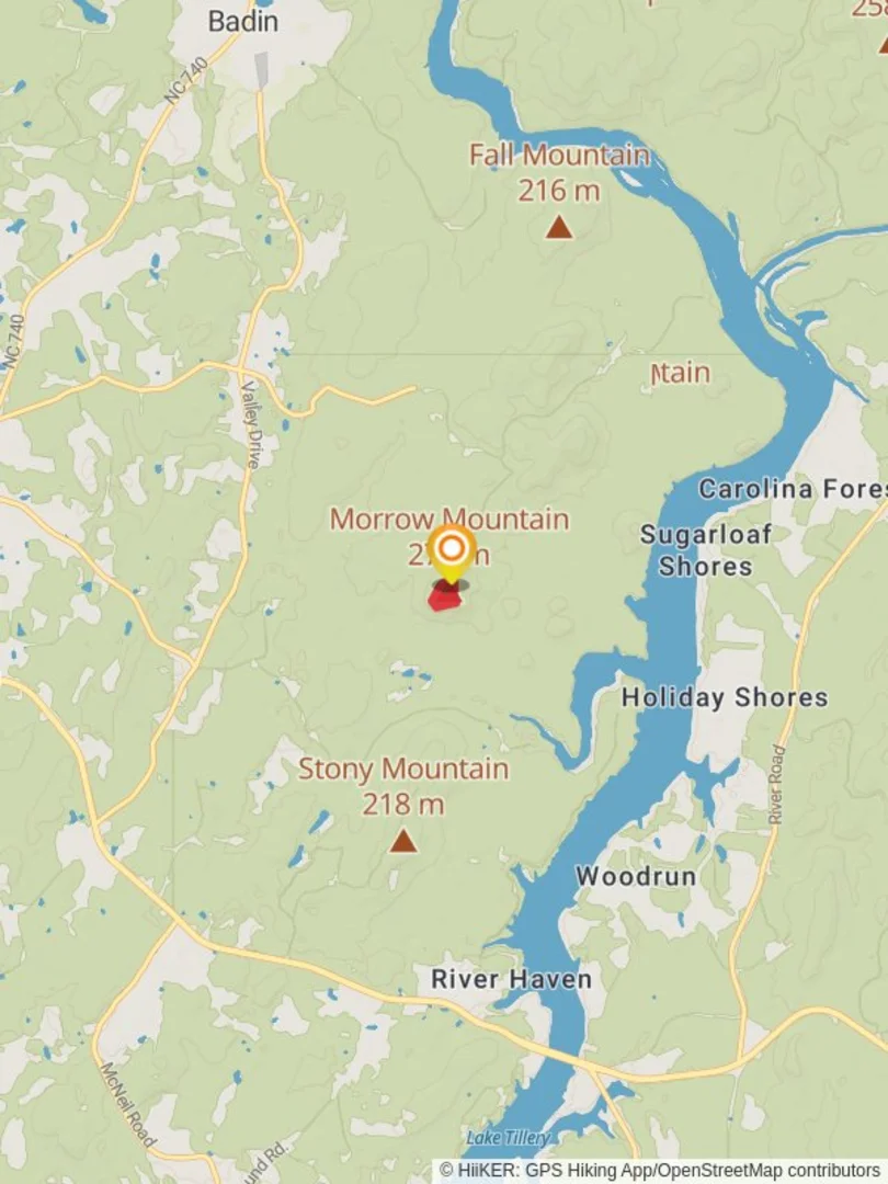 An image depicting the trail Morrow Mountain Loop Trail and its surrounding area.