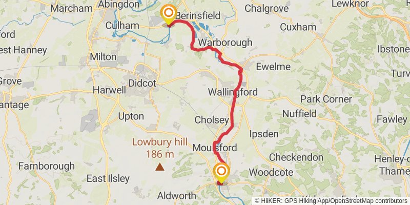 Thames Path stage 6 Map