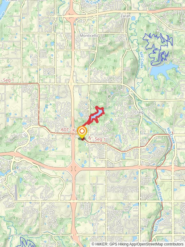 Lake Lenexa Loop via Coon Creek