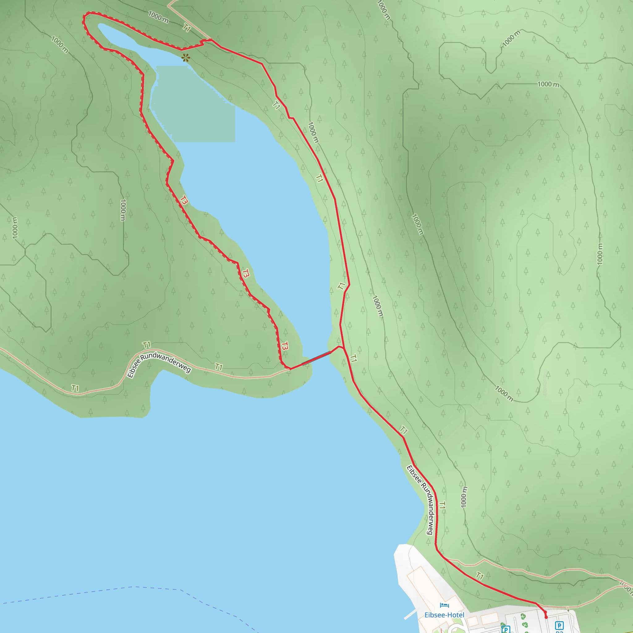 Unter See Loop mobile static map