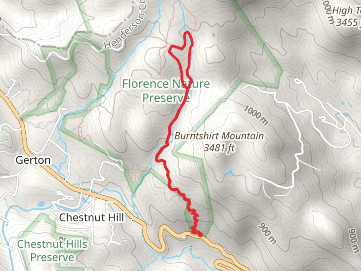 An image depicting the trail Florence Nature Preserve Access Trail and its surrounding area.