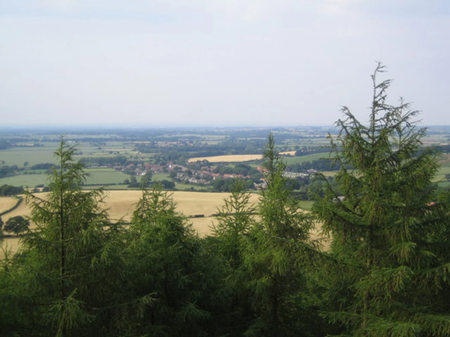 An image depicting the trail Swainby - Carlton Moor - Faceby and Whorlton and its surrounding area.