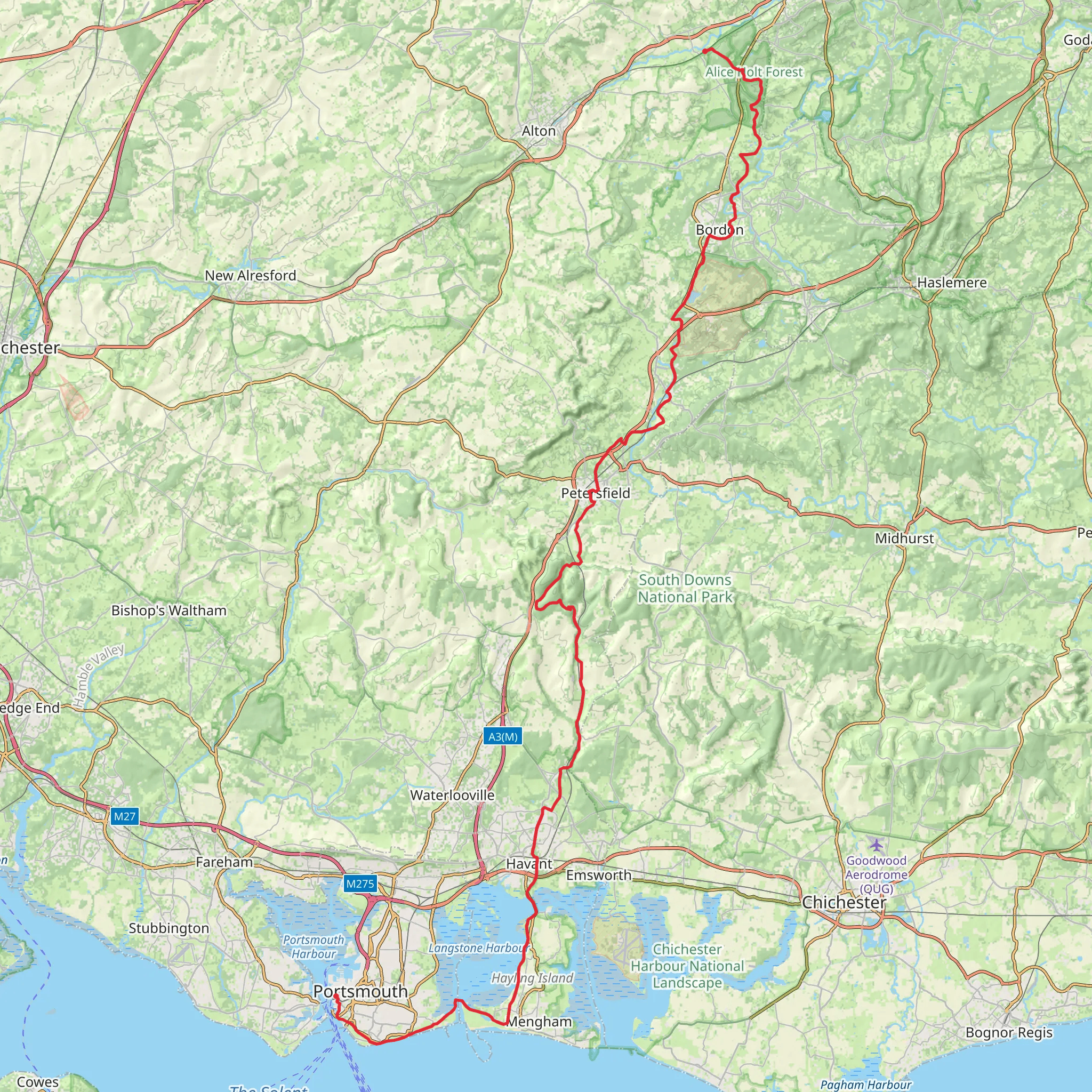 Shipwrights Way mobile static map