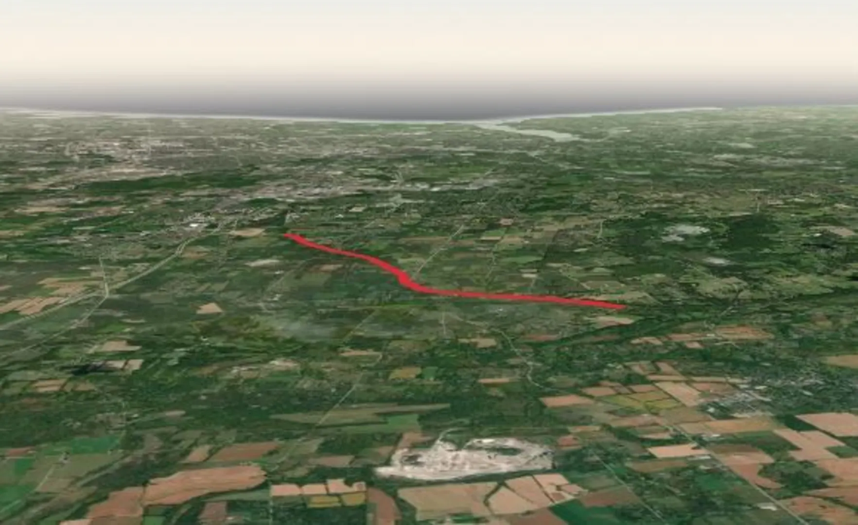 An image depicting the trail Lehigh Valley Linear Trail and its surrounding area.