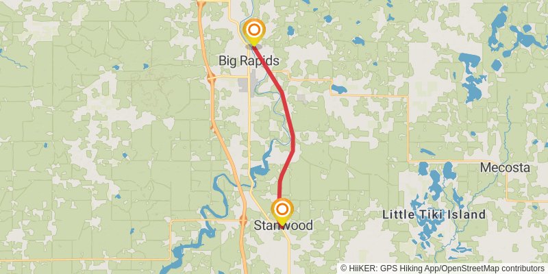 White Pine Trail stage 4 Map