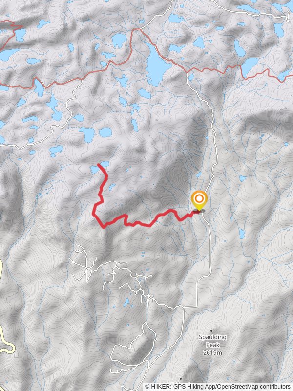 Eureka Reservoir Number 1 and 2 via West Green Mountain Trail