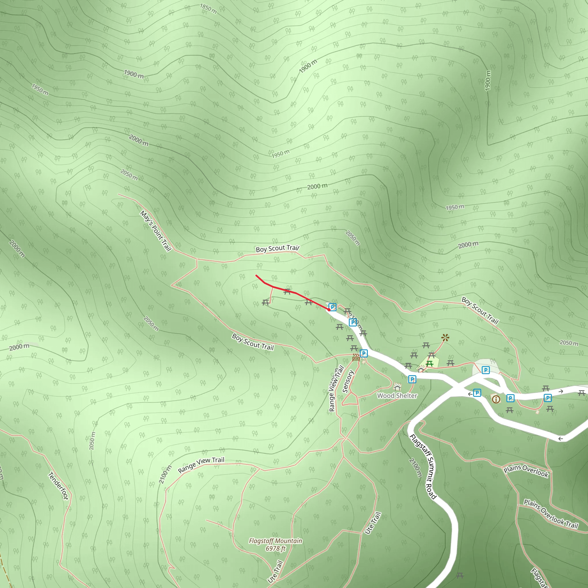Artist Point mobile static map