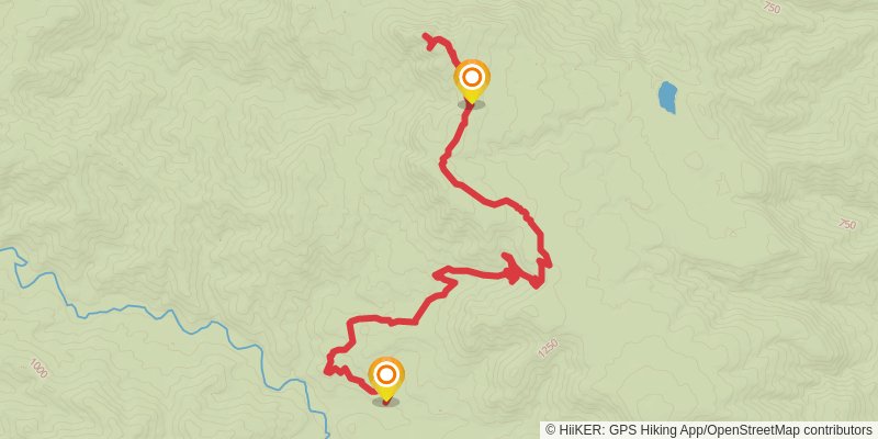 Mount Cobbler Plateau Circuit stage 2 Map
