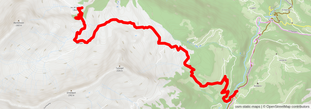 Chaltenbrunnen-Hochmoorweg stage 2 Map