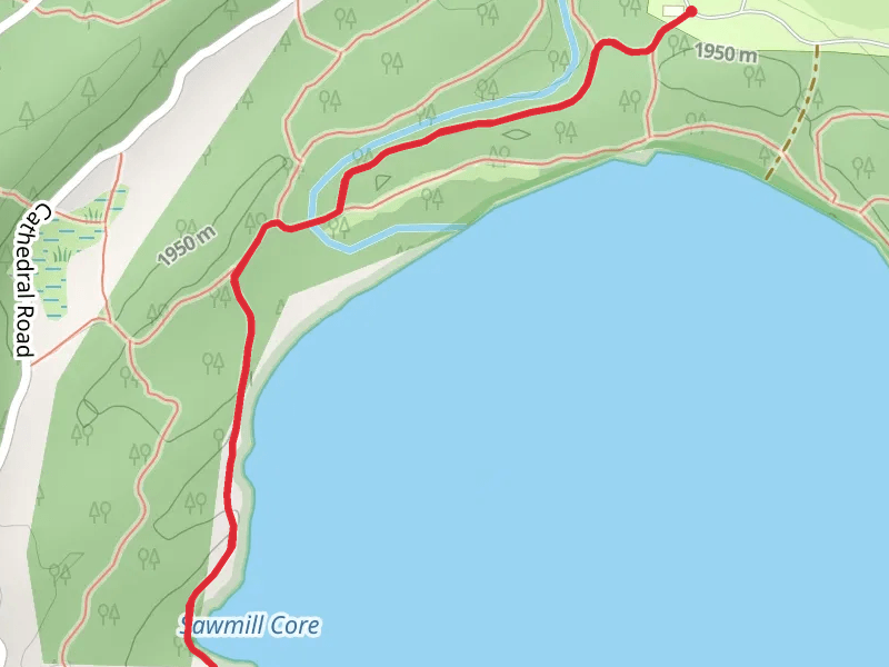 Moraine Trail to Sawmill Core