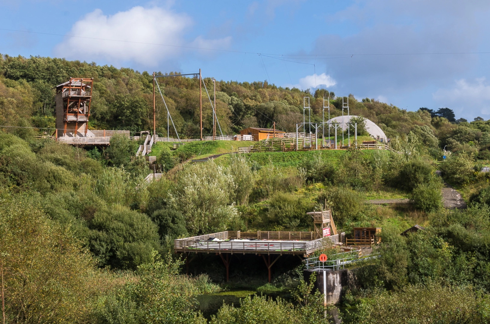 An image depicting the trail Eden Project Loop and its surrounding area.