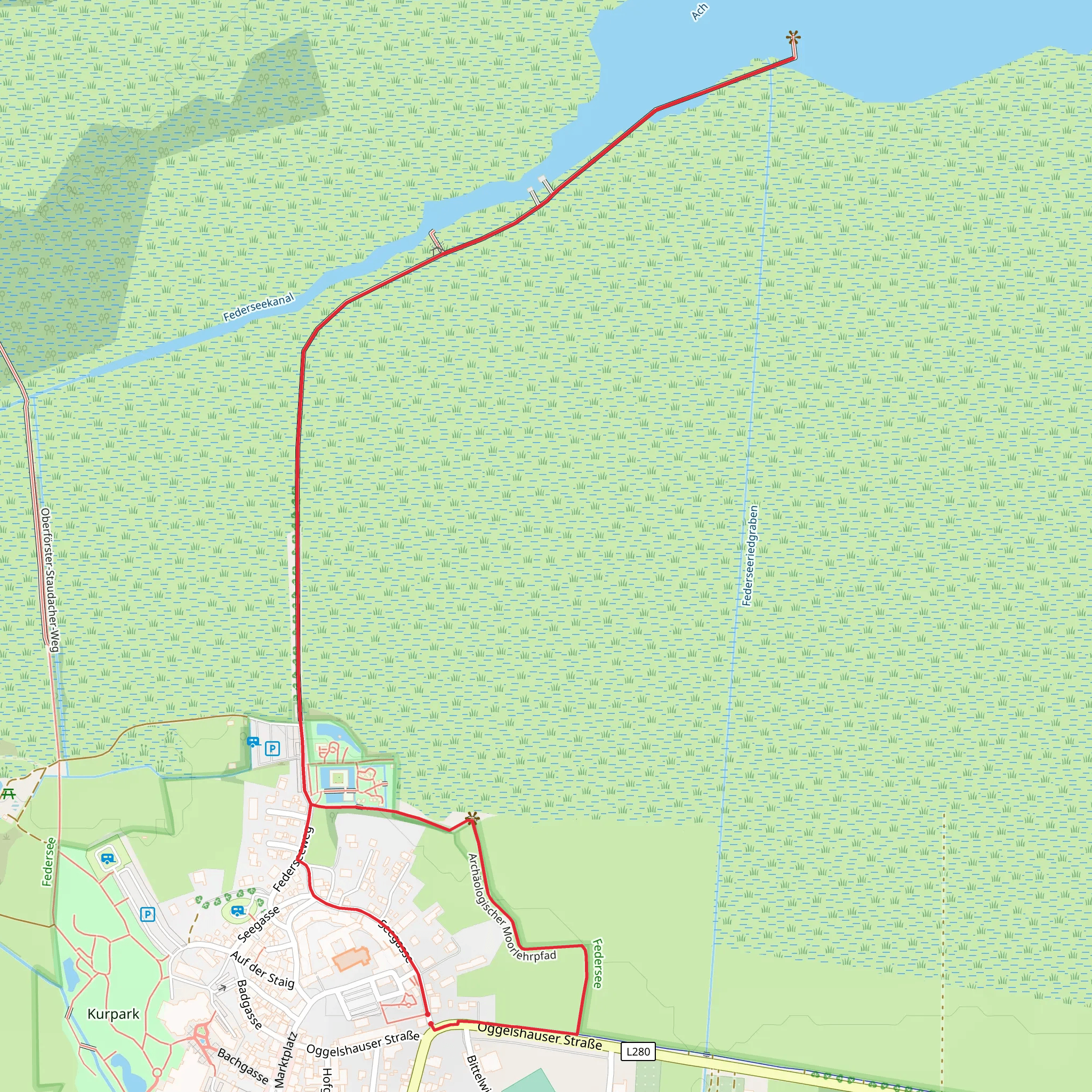 Stiftsmuseum, Federseemus and Federsee Walk mobile static map