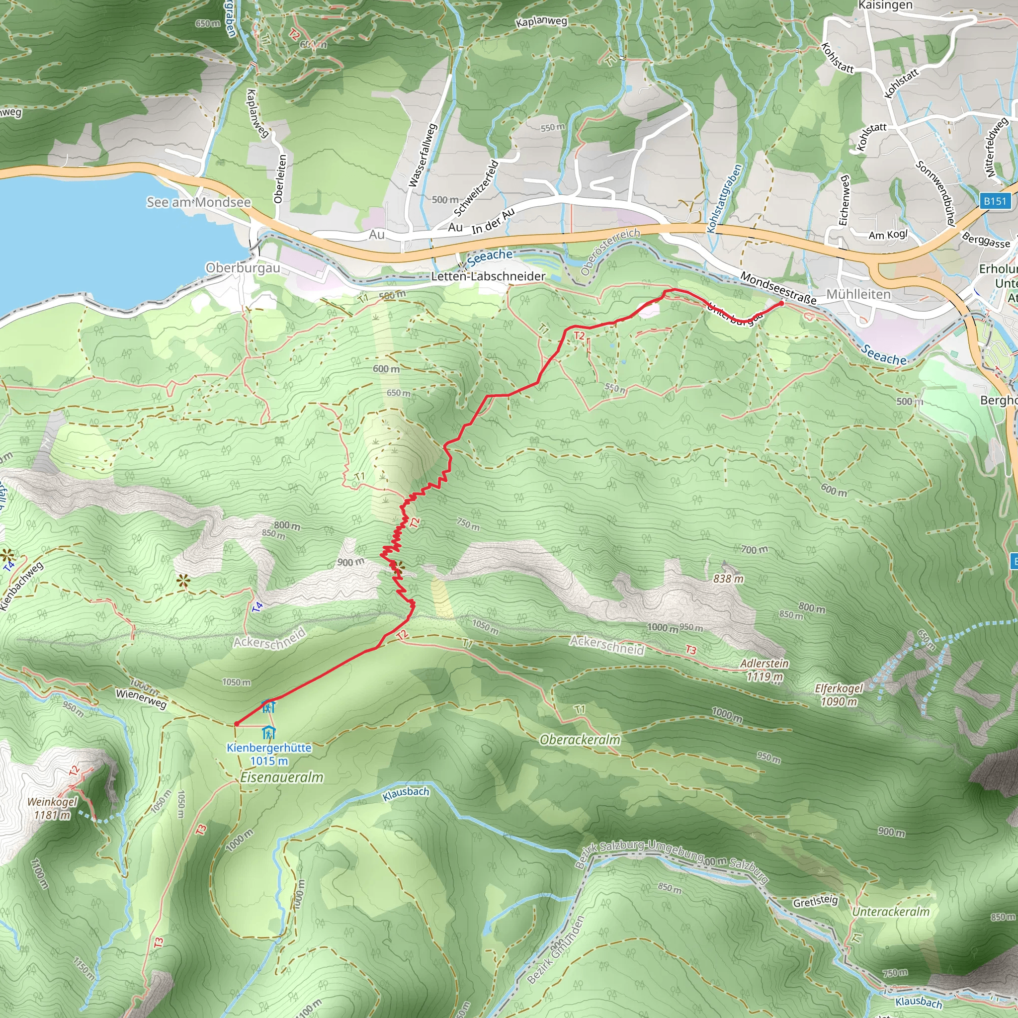 Eisenau from Mühlleiten mobile static map