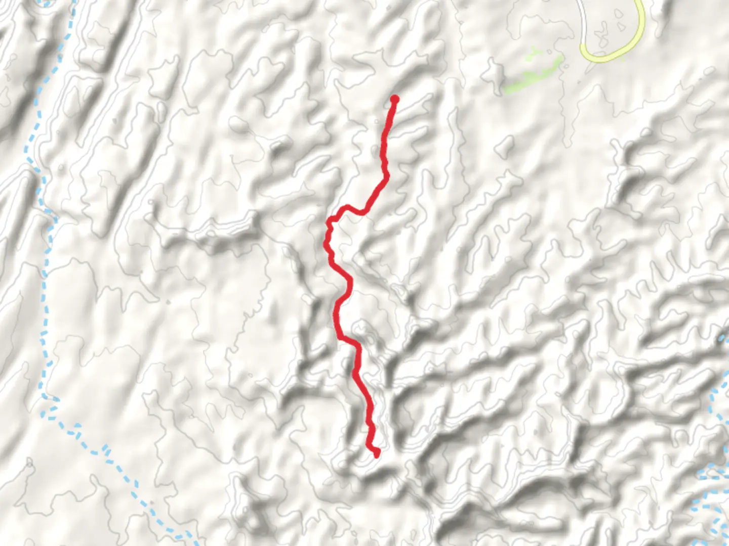 An image depicting the trail Druid Arch via Elephant Hill Trail and its surrounding area.