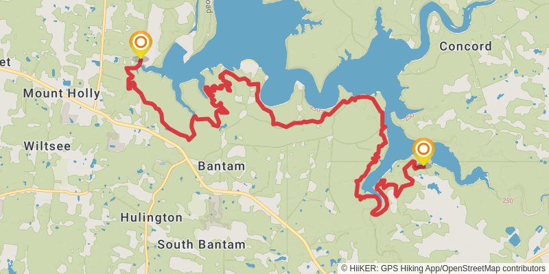 Buckeye Trail stage 40 Map