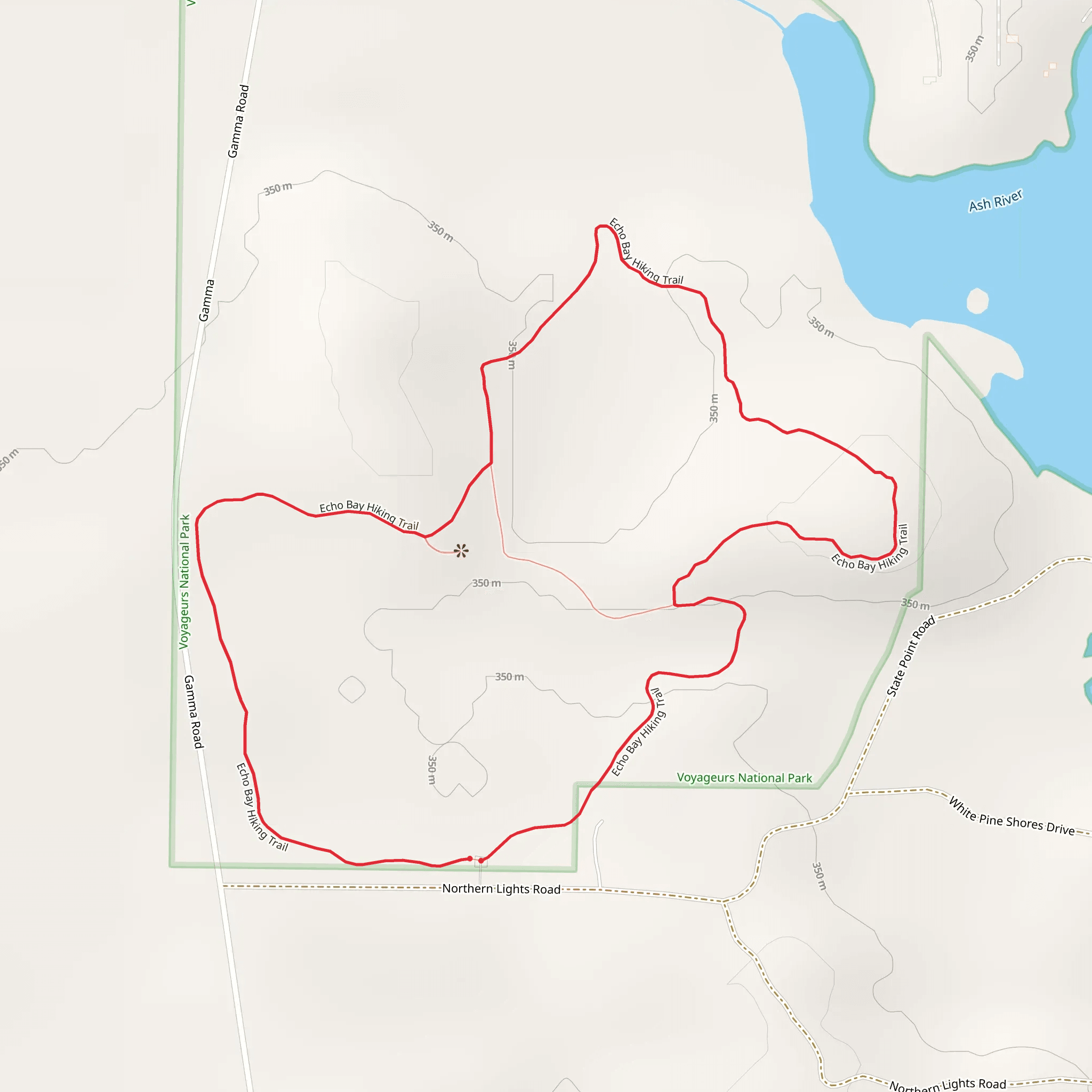 Echo Bay Trail mobile static map