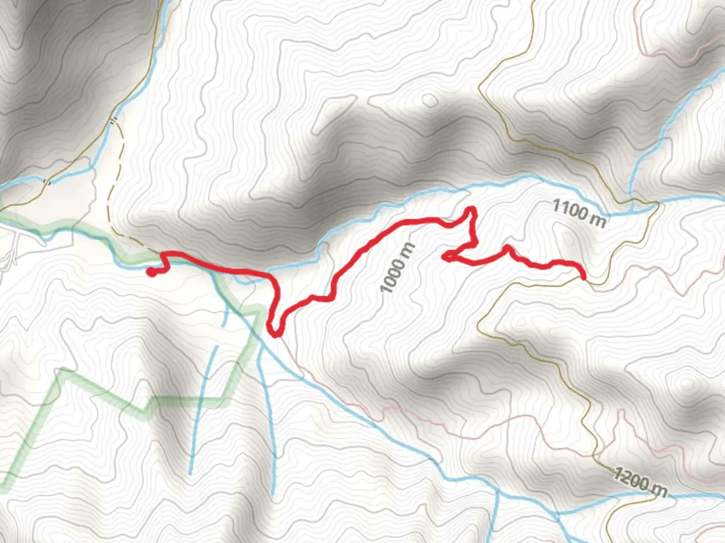 An image depicting the trail Walker Creek Trail and its surrounding area.