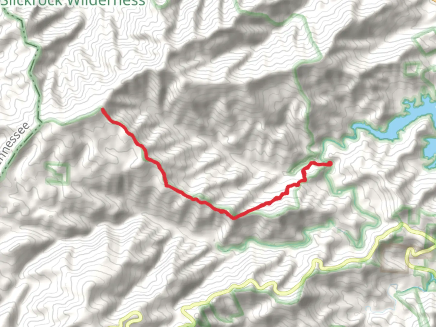 An image depicting the trail Stratton Bald Trail and its surrounding area.