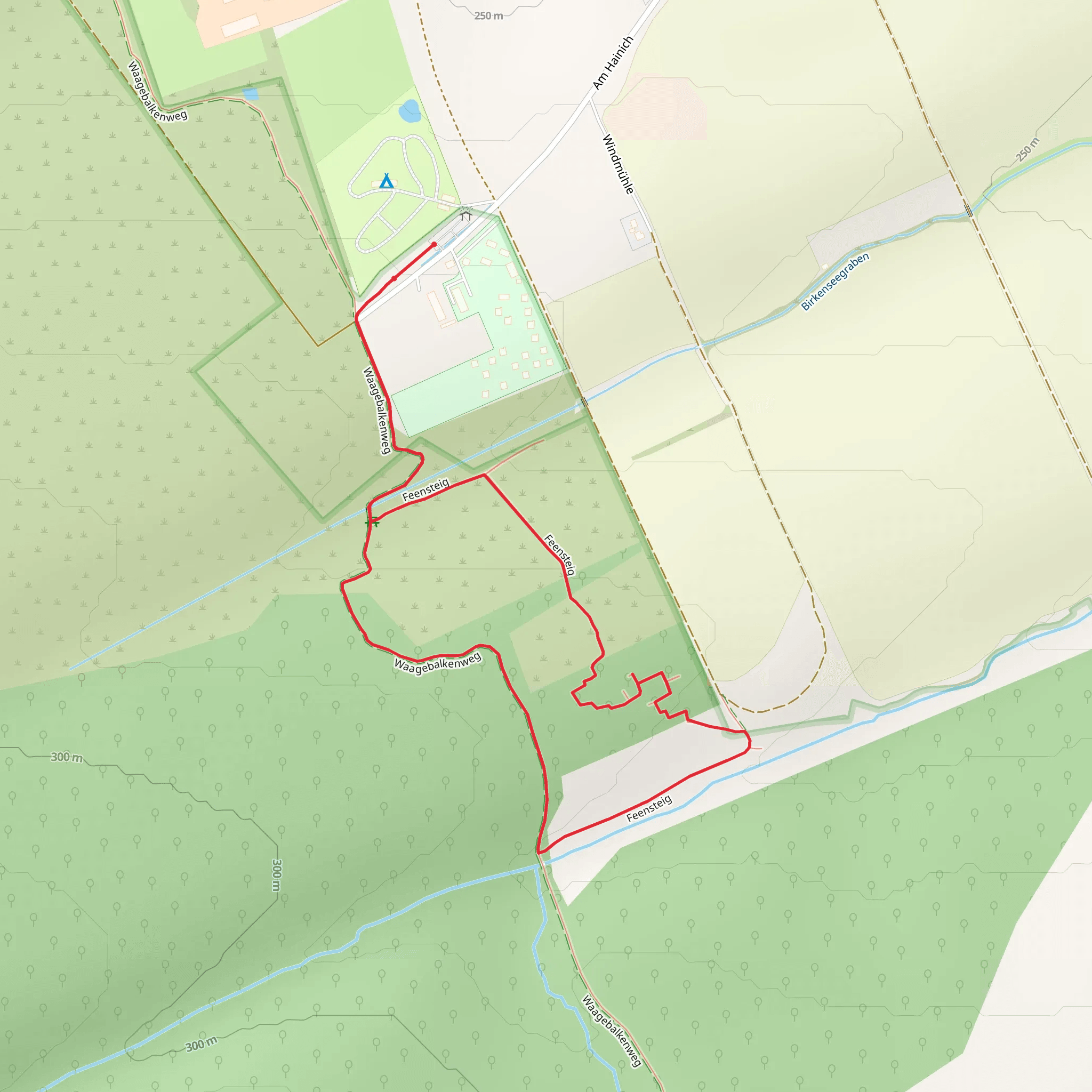Touringen Stempelstelle and Jungbrunnen via Feensteig mobile static map