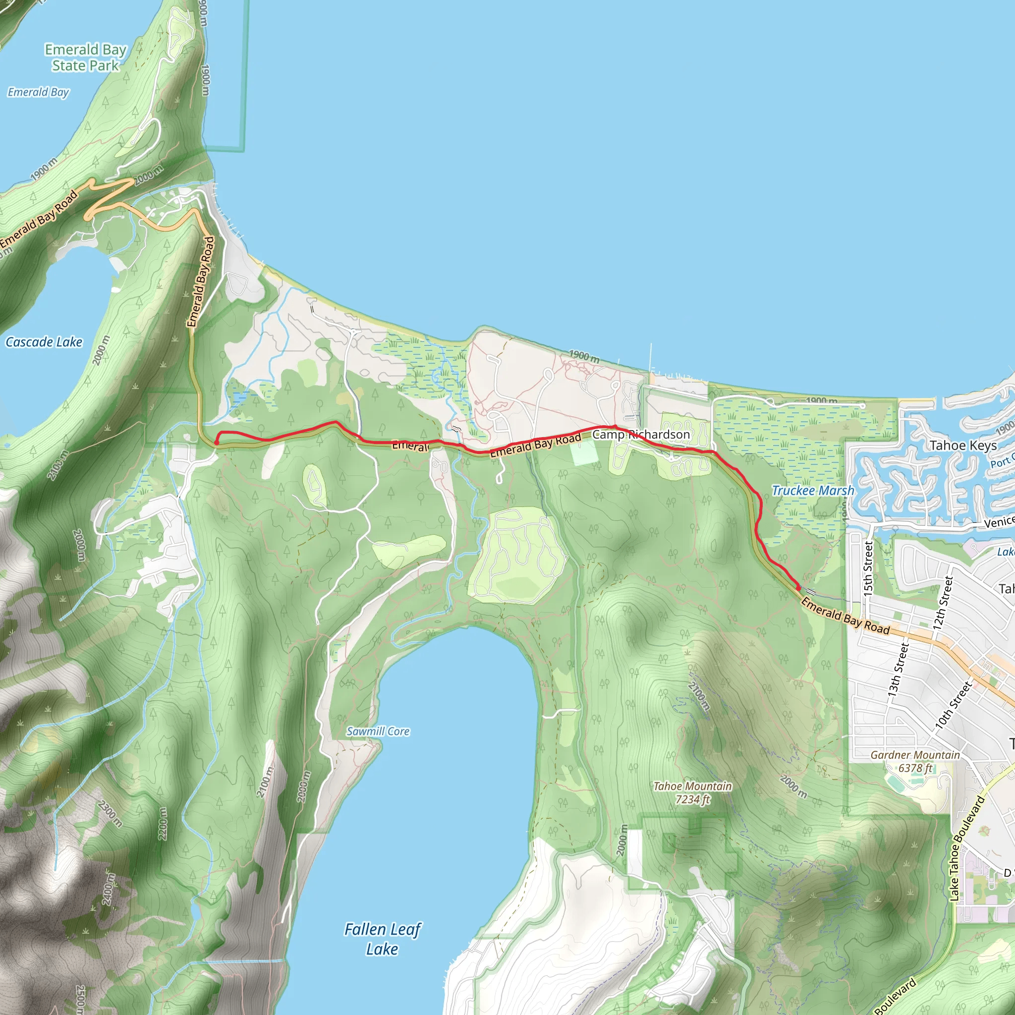 Pope - Baldwin Trail mobile static map