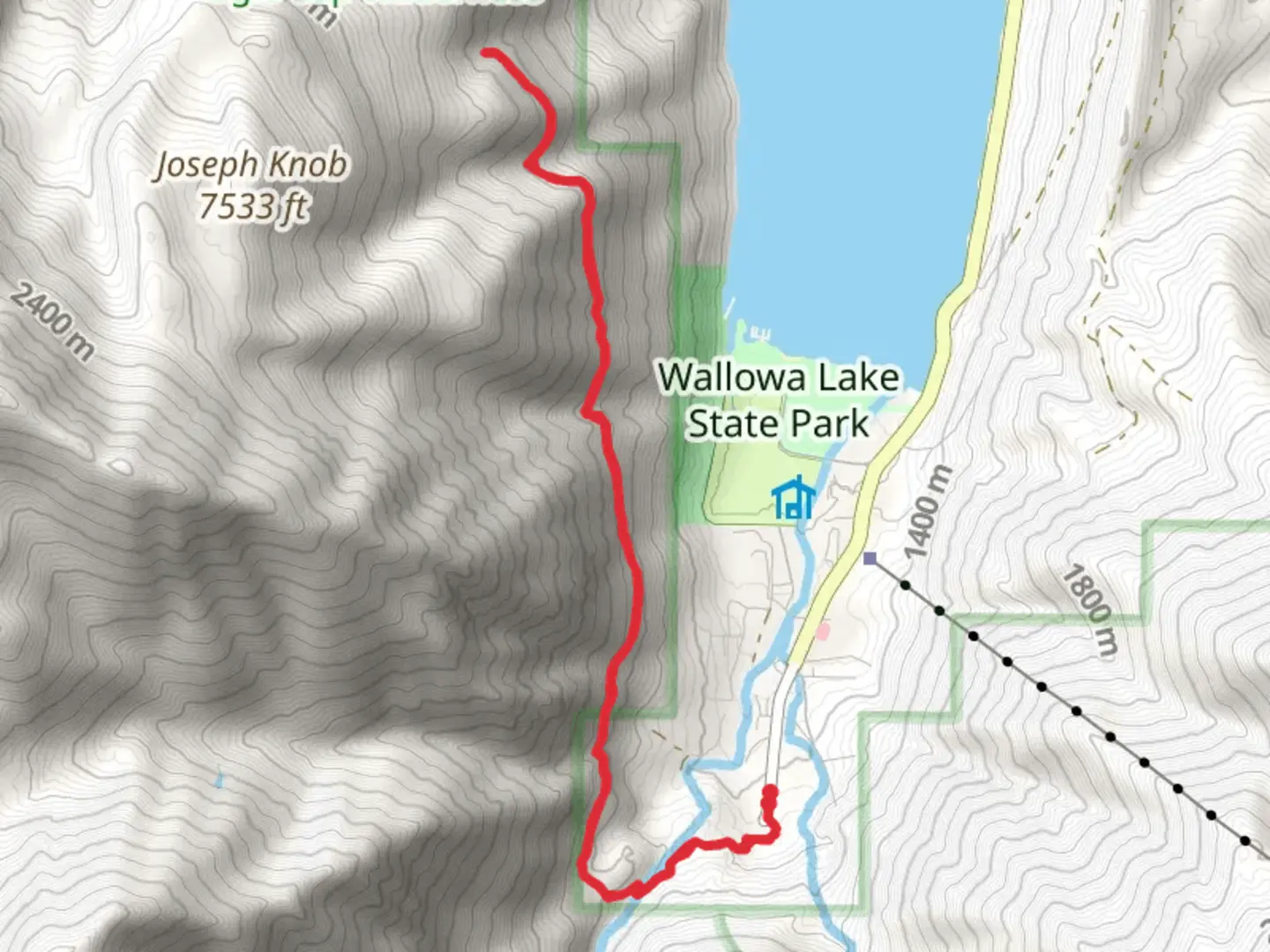 An image depicting the trail Chief Joseph Trail and its surrounding area.