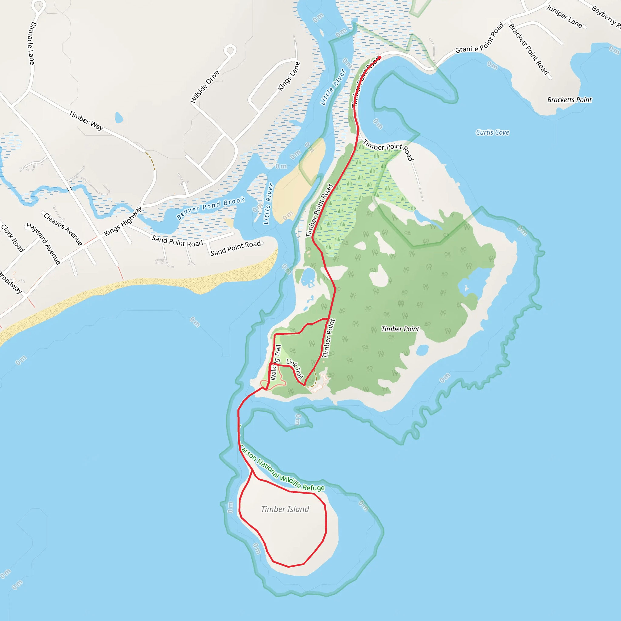 Timber Point - Timber Island mobile static map
