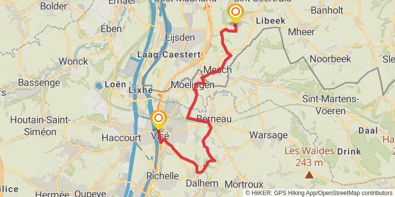 Pelgrimspad 2 stage 13 Map