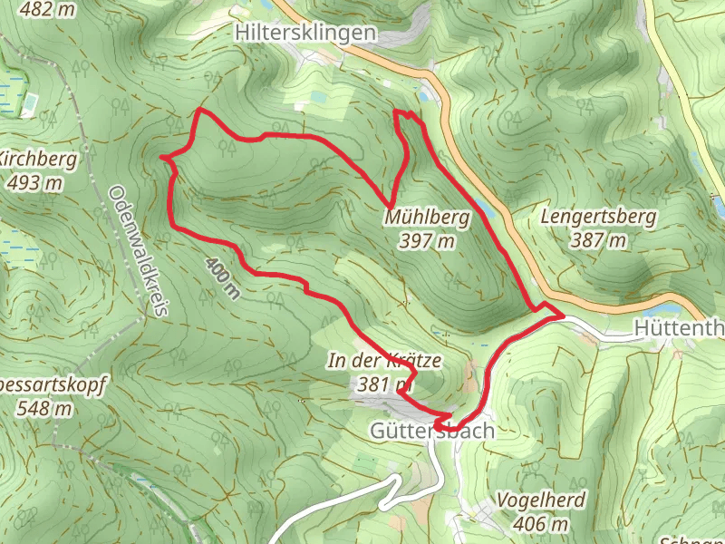 Koehlerhuettenweg and Dachsberg Weg Loop