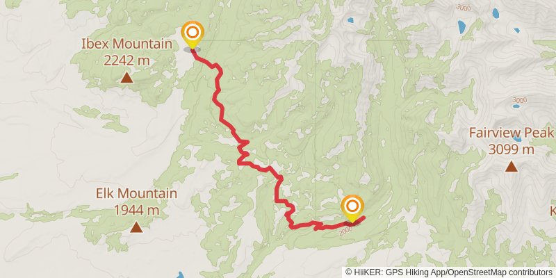 Cottonwood Lowline Trail stage 2 Map