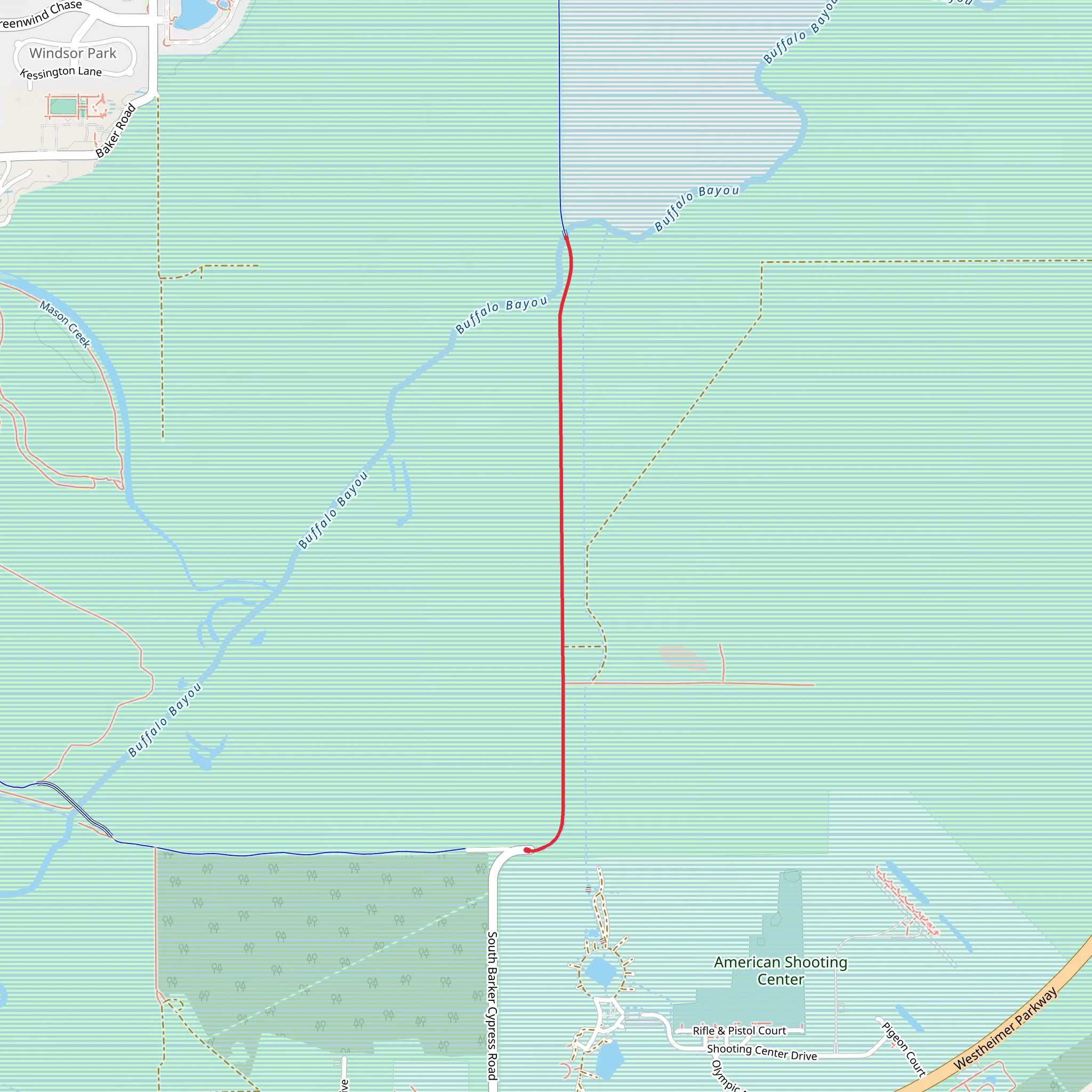 Baker Reservoir mobile static map