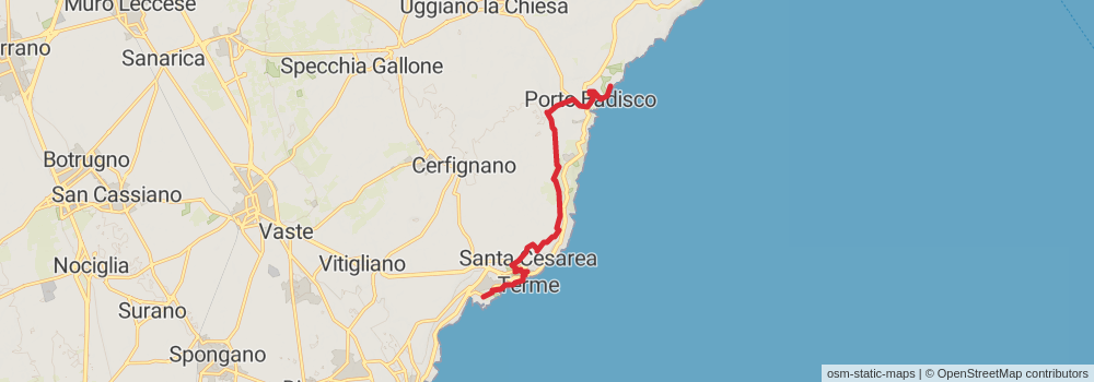 Sentiero Italia - Puglia Section stage 35 Map