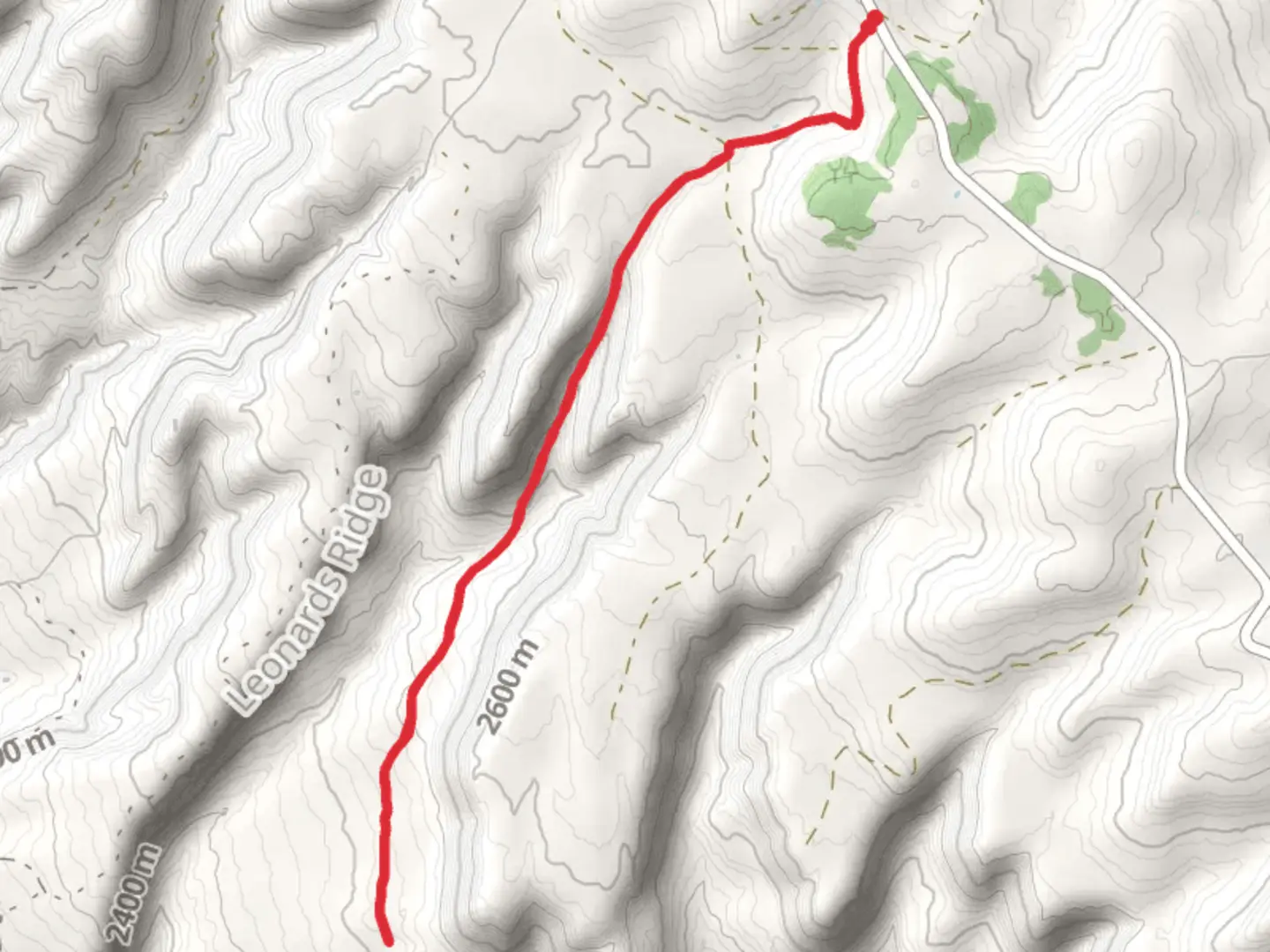 An image depicting the trail Massey Branch Trail and its surrounding area.