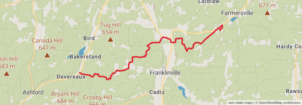 American Perimeter Trail - Northern Appalachian Primary stage 32 Map