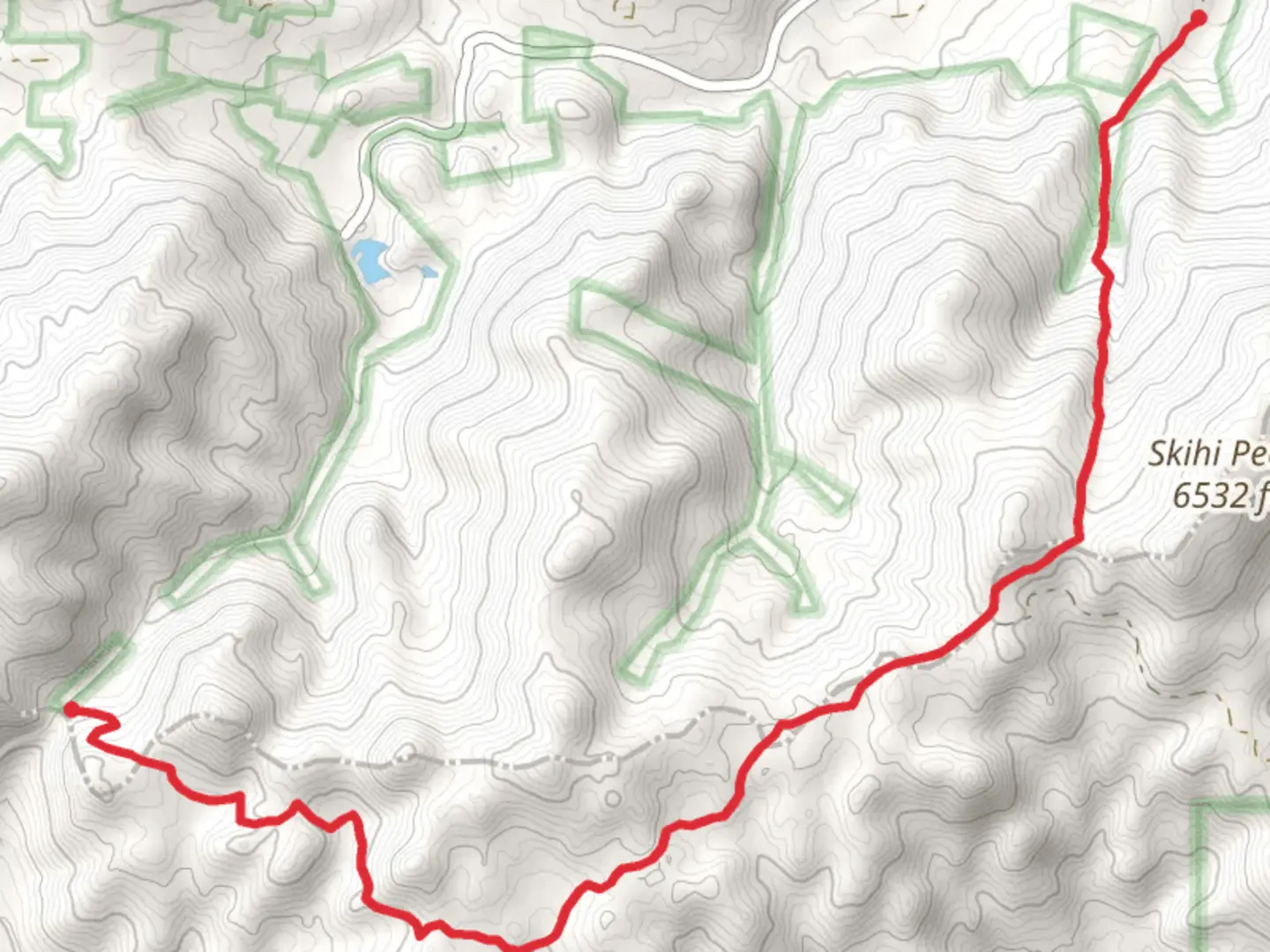 An image depicting the trail Brooklyn Bridge Trail and its surrounding area.