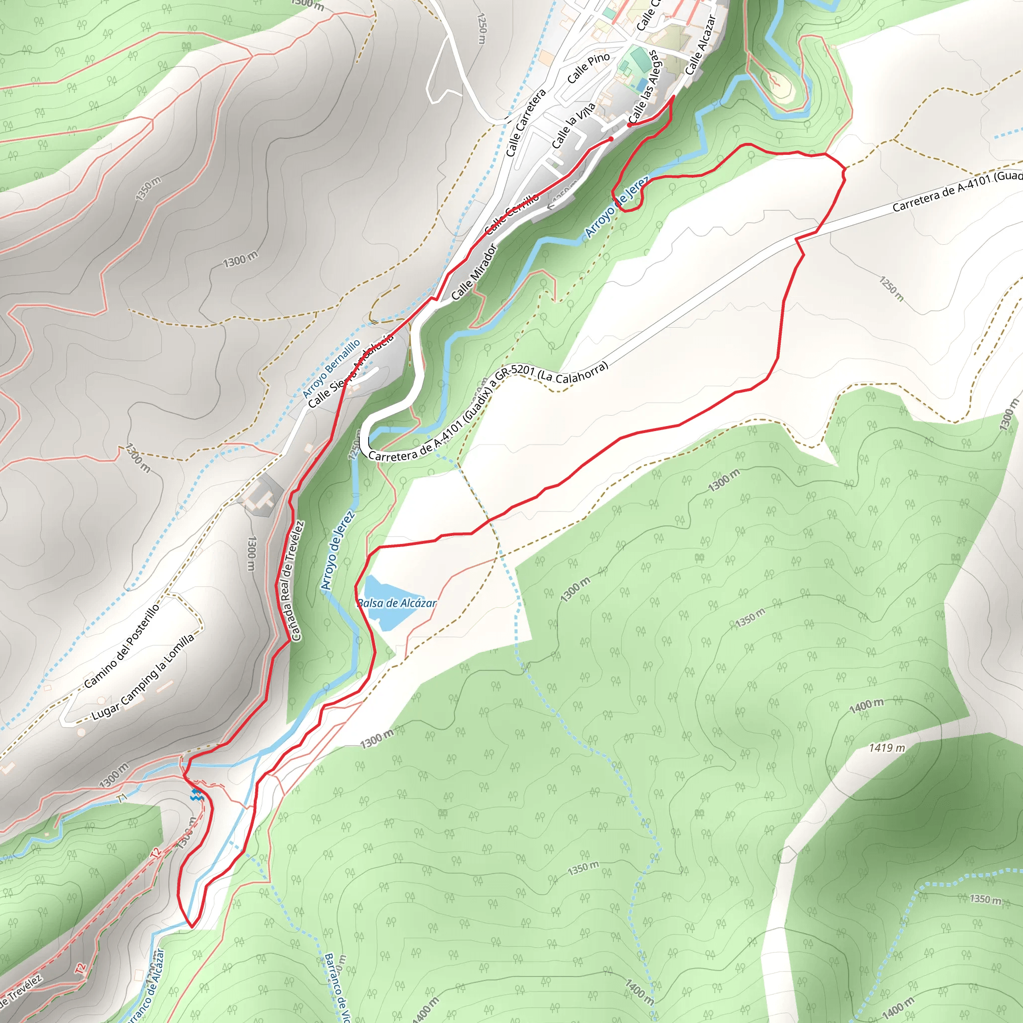 Jerez del Marquesado mobile static map