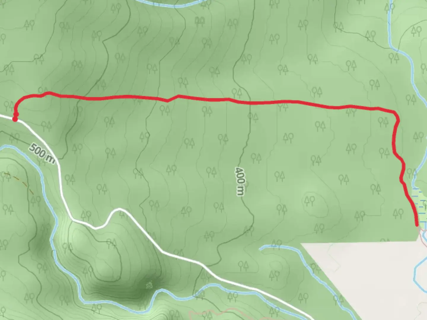 An image depicting the trail Natural Area Trail and its surrounding area.
