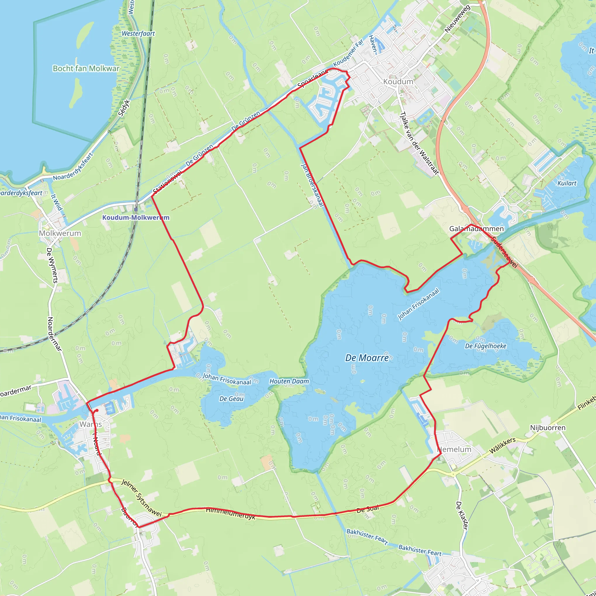 De Moarre and De Geau Loop mobile static map