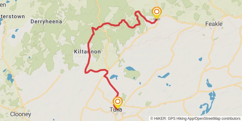 East Clare Way stage 4 Map