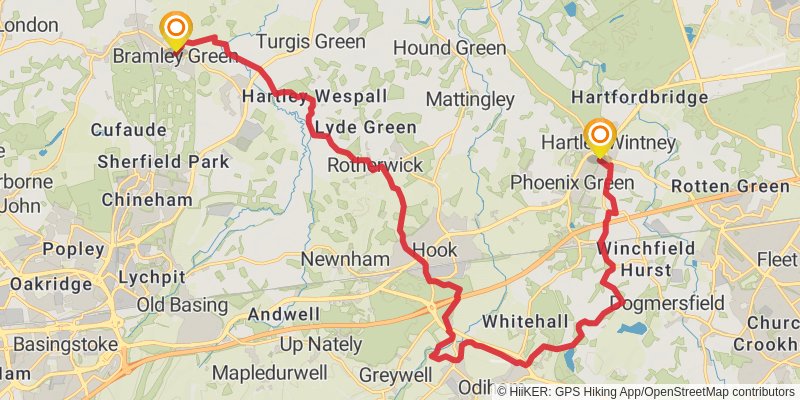 15 Loop Walk from Ascot stage 3 Map