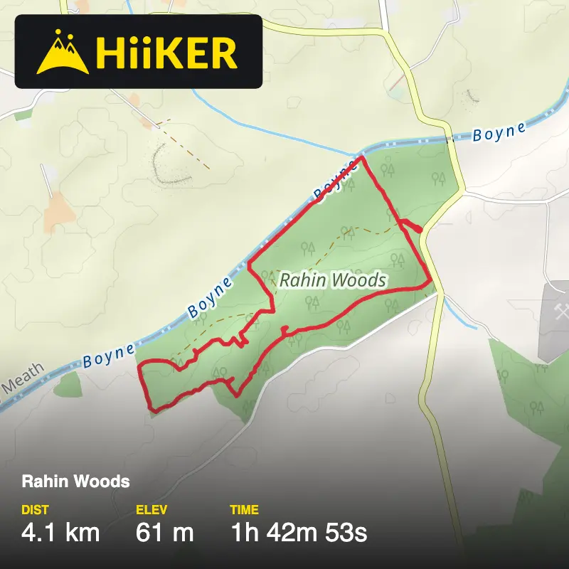 A map preview of the recording Rahin Woods.