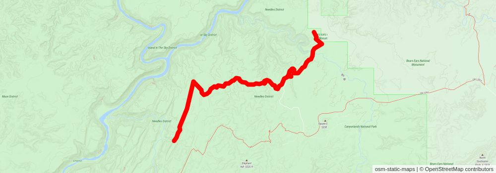 Southwestern Horseshoe Trail stage 8 Map