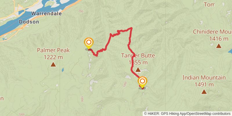 Mark O Hatfield Trail stage 3 Map
