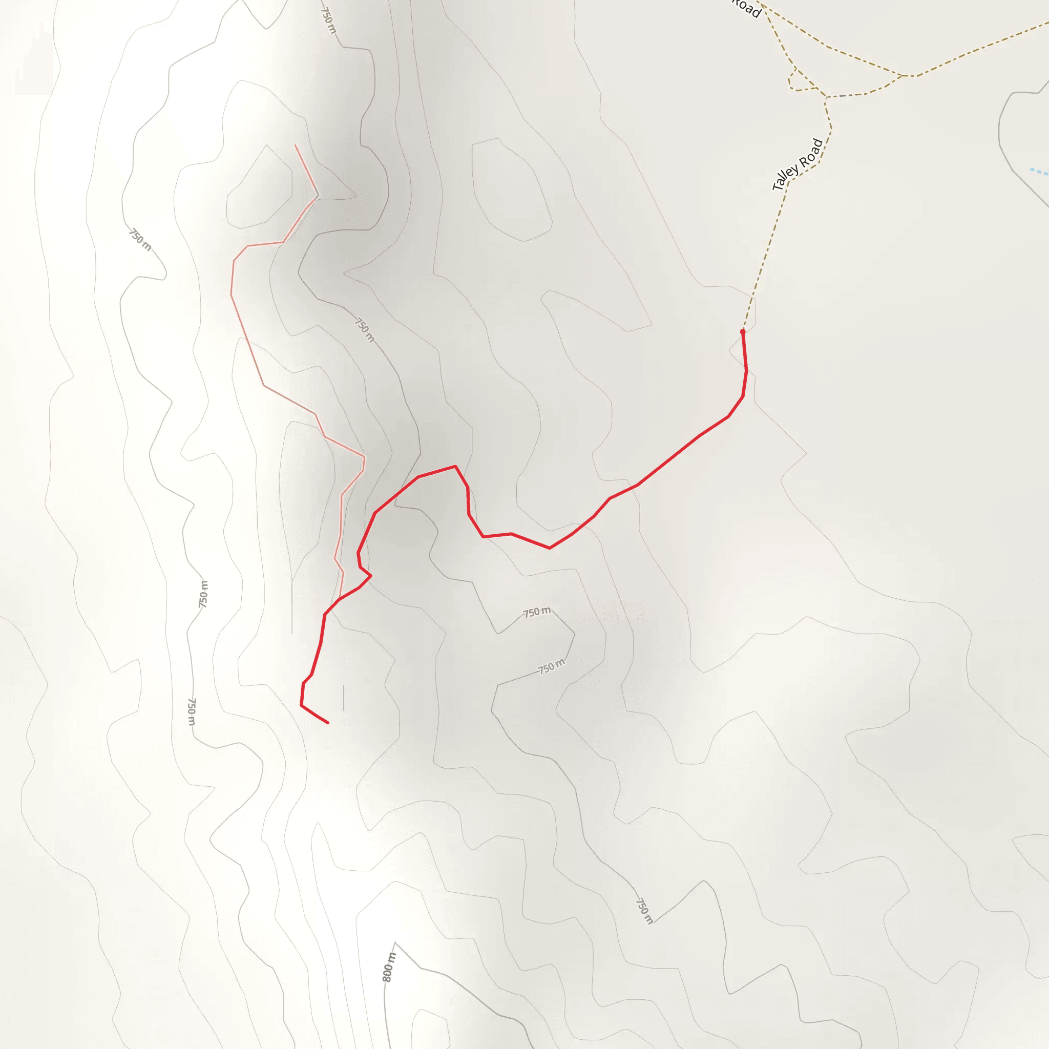 Mariscal Mine Trail mobile static map