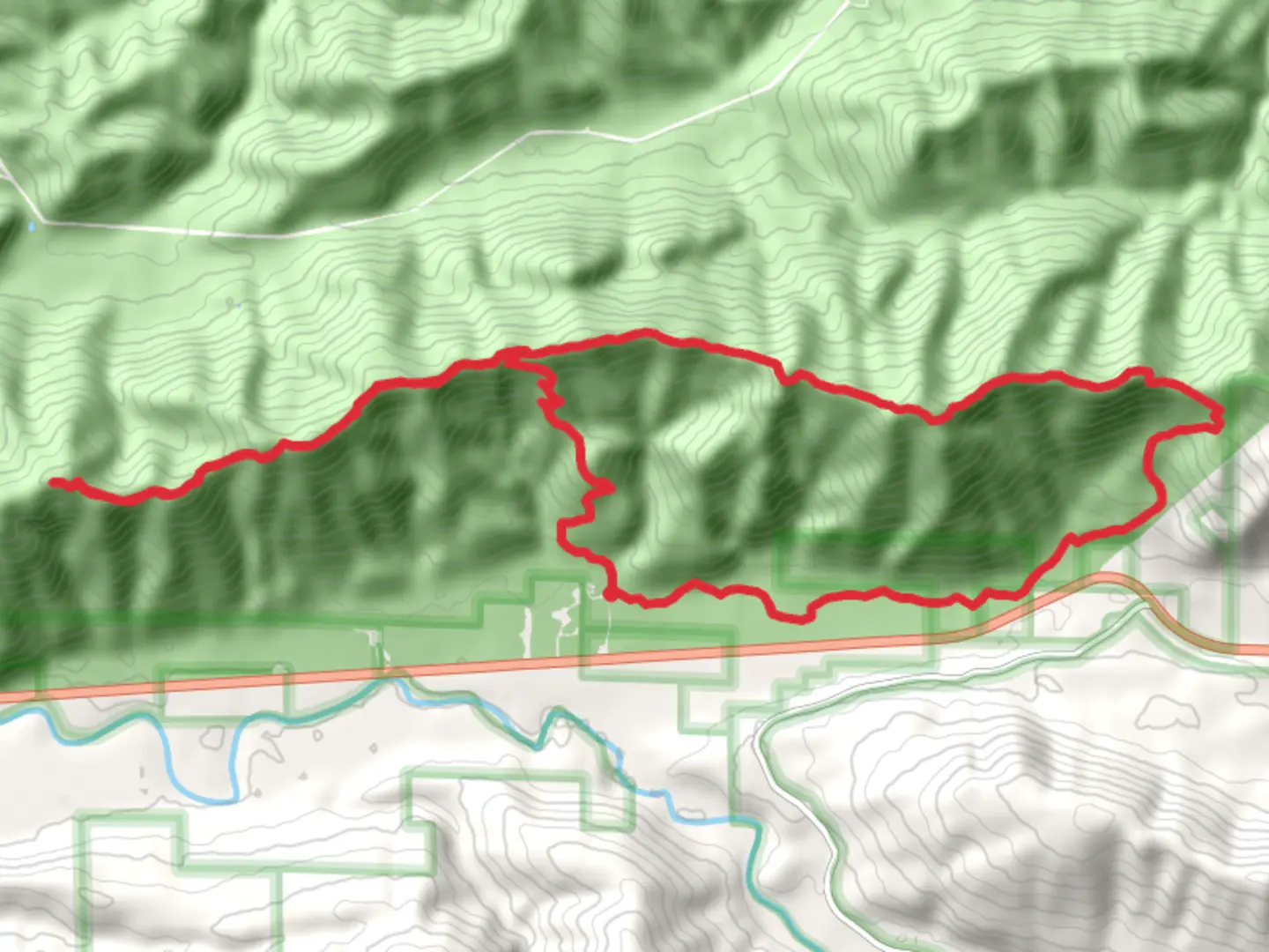 An image depicting the trail Mt Muller Trail and its surrounding area.