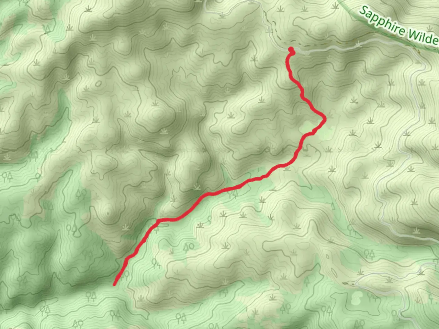 An image depicting the trail Divide Creek Trail and its surrounding area.