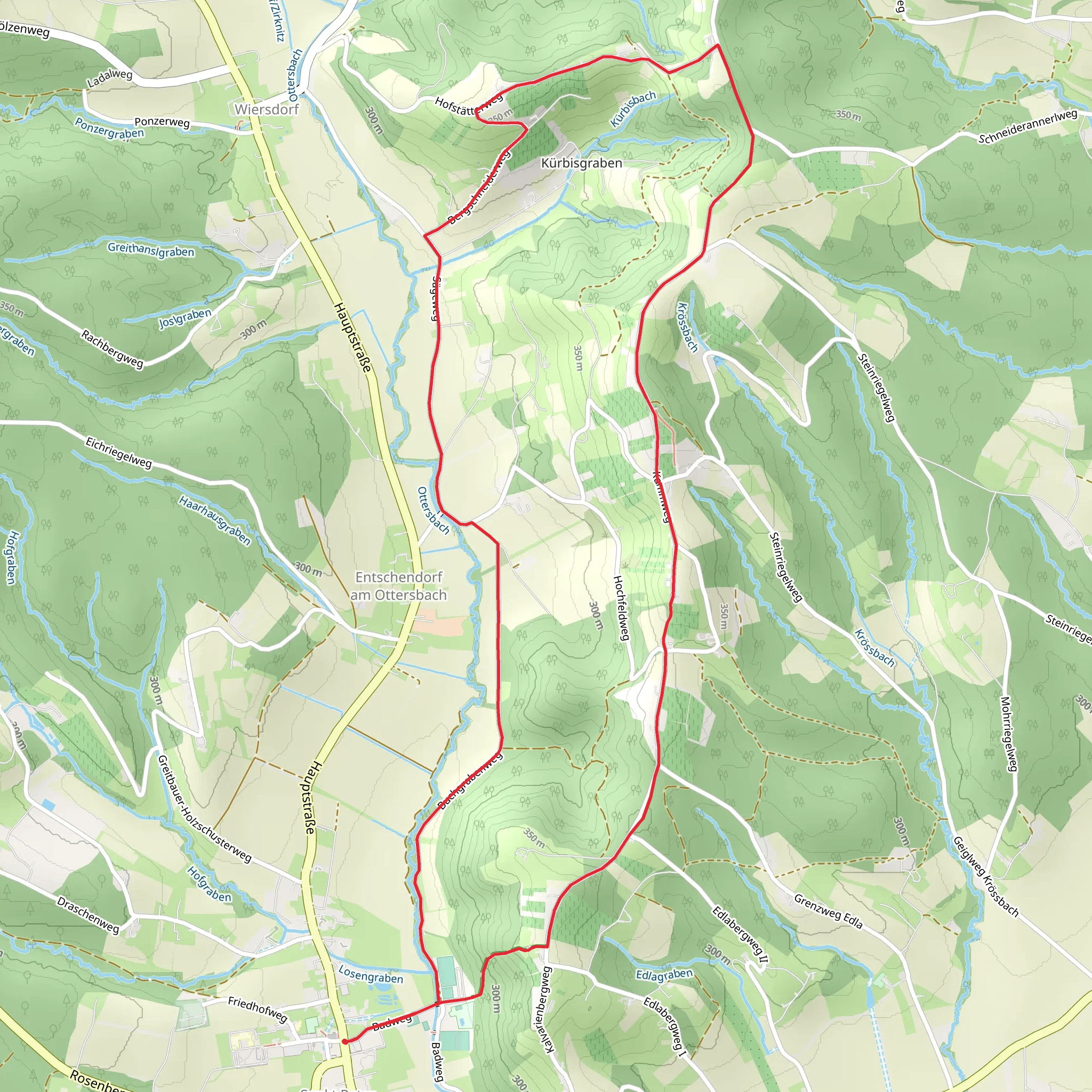 Wine and Tower Loop Trail mobile static map