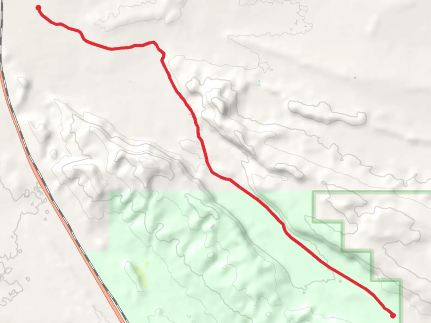 An image depicting the trail Salt Valley Road Walk and its surrounding area.